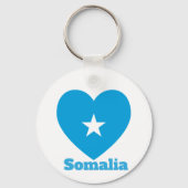 Somalia-Herzenflagge Schlüsselanhänger (Rückseite)