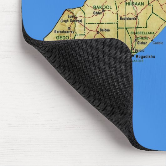 Somalia-Karte Mousepad (Ecke)