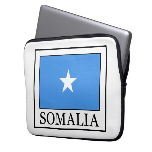Somalia Laptopschutzhülle (Vorderseite Links)
