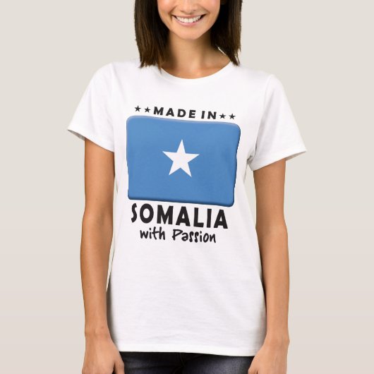 Somalia-Leidenschaft T-Shirt (Vorderseite)