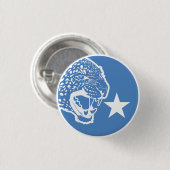 Somalia Leopard Somali-Nationalflagge Button (Vorne & Hinten)