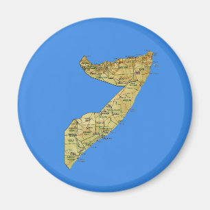 Somalia Map Magnet