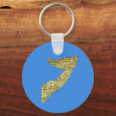 Somalia Map Schlüsselanhänger (Vorderseite)