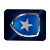 Somalia-Metallic-Emblem Magnet (Horizontal)