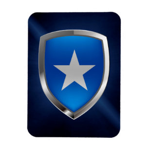 Somalia-Metallic-Emblem Magnet