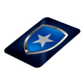 Somalia-Metallic-Emblem Magnet (Linke Seite)