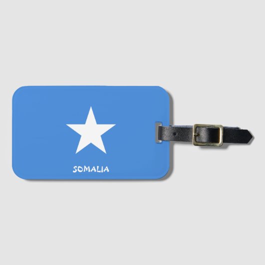 Somalia National Flag Patriotic Gepäckanhänger (Vorderseite (Horizontal))