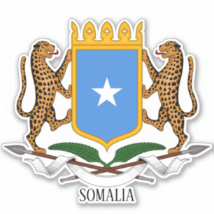 Somalia Nationalwappen Patriotisch Aufkleber