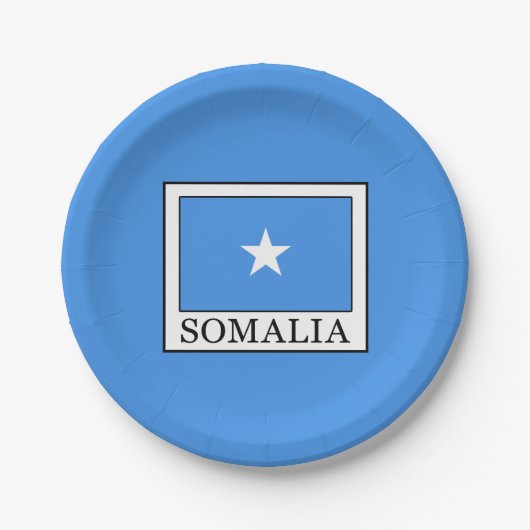 Somalia Pappteller (Vorderseite)