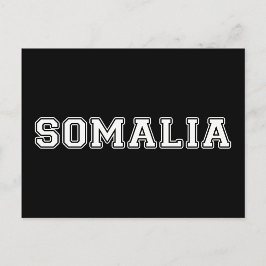 Somalia Postkarte (Vorderseite)
