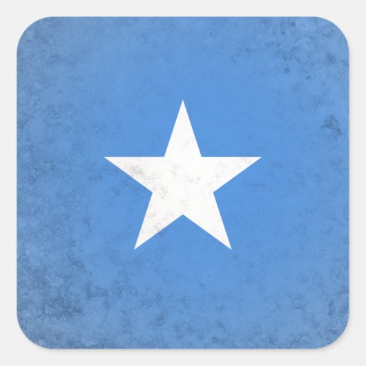 Somalia Quadratischer Aufkleber (Vorderseite)