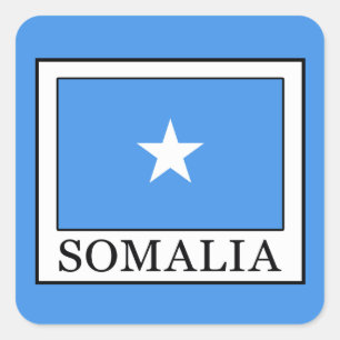 Somalia Quadratischer Aufkleber