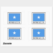 Somalia Rechteckiger Aufkleber (Blatt)