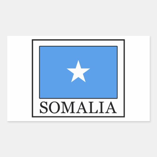 Somalia Rechteckiger Aufkleber (Vorderseite)