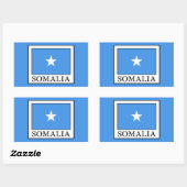 Somalia Rechteckiger Aufkleber (Blatt)