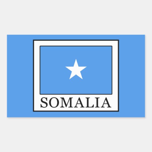 Somalia Rechteckiger Aufkleber (Vorderseite)