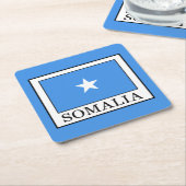 Somalia Rechteckiger Pappuntersetzer (angewinkelt)