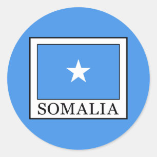 Somalia Runder Aufkleber
