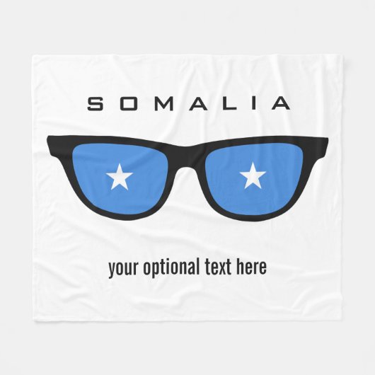 Somalia Shades Zolldecken Fleecedecke (Vorderseite (Horizontal))