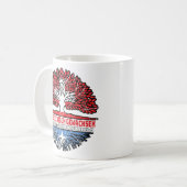 Somalia Somalisch Schweizer Schweiz Baum Wurzel Kaffeetasse (Vorderseite Links)