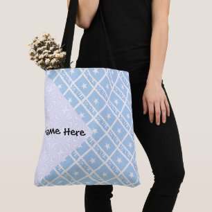Somalia Somalische Flagge gekachelt Schwarze Perso Tasche