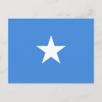 Somalia (Somalische Flagge Postkarte)