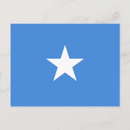 Somalia (Somalische Flagge Postkarte) Postkarte (Vorderseite)