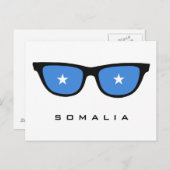 Somalia teilt Sondertext und Farbpostkarte Postkarte (Vorne/Hinten)
