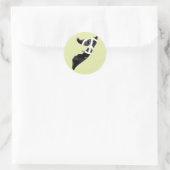Somalia Trendy Peace Sign mit somalischer Landkart Runder Aufkleber (Tasche)
