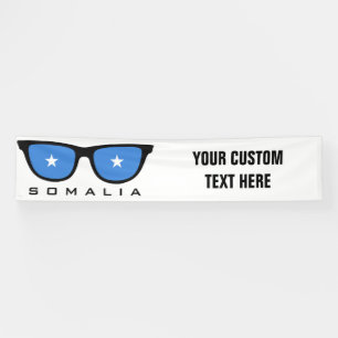 Somalia überträgt benutzerdefinierte Text- und Far Banner