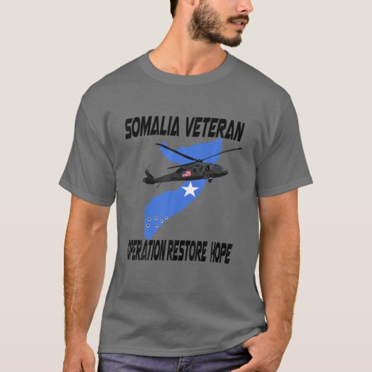 Somalia Veteran Operation Restore Hope (ohne Sie T-Shirt (Vorderseite)