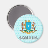 Somalia-Wappen Magnet (Vorderseite/Rückseite)