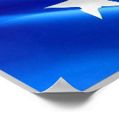 Somalia - Waving Flag - Poster (Ecke)