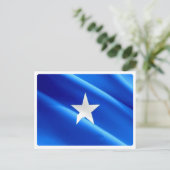 Somalia - Waving Flag - Postkarte (Stehend Vorderseite)