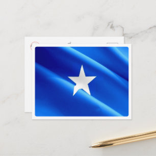 Somalia - Waving Flag - Postkarte