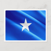 Somalia - Waving Flag - Postkarte (Vorderseite)