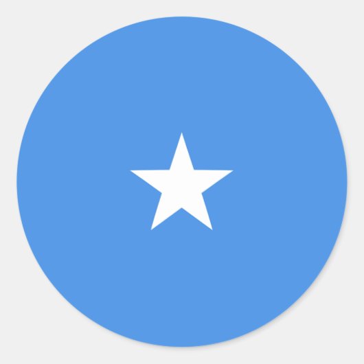 Somalias Flaggenaufkleber Runder Aufkleber (Vorderseite)