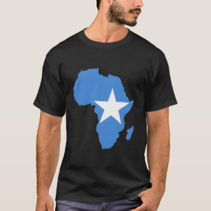 Somalienischer Stolz - Flag Afrika Karte Hoodie T-Shirt