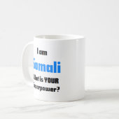 Somalier Kaffeetasse (Vorderseite Links)
