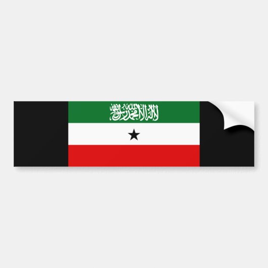 Somaliland Flag Autoaufkleber (Vorne)