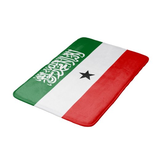 Somaliland Flag Badematte (Schrägansicht)