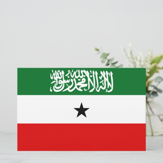 Somaliland Flag Briefpapier (Stehend Vorderseite)