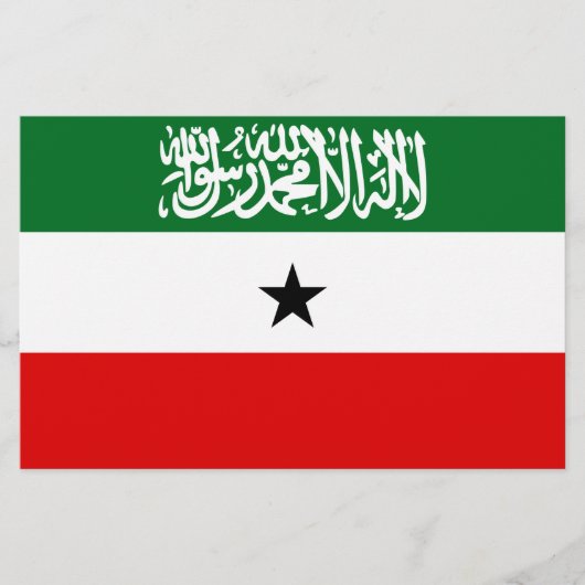 Somaliland Flag Briefpapier (Vorderseite)