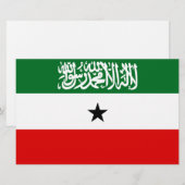 Somaliland Flag Briefpapier (Vorne/Hinten)