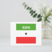 Somaliland Flag Emblem Postkarte (Stehend Vorderseite)
