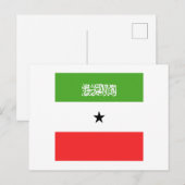 Somaliland Flag Emblem Postkarte (Vorne/Hinten)
