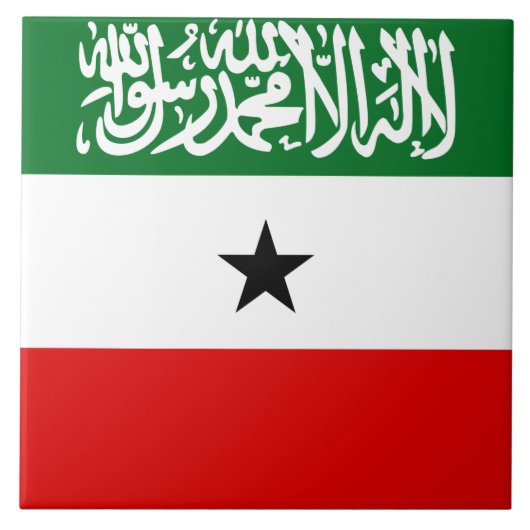 Somaliland Flag Fliese (Vorderseite)