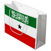 Somaliland Flag Große Geschenktüte (Vorderseite Schrägansicht)