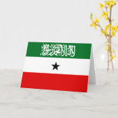 Somaliland Flag Karte (Gelbe Blume)
