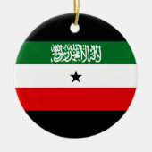 Somaliland Flag Keramik Ornament (Vorne)